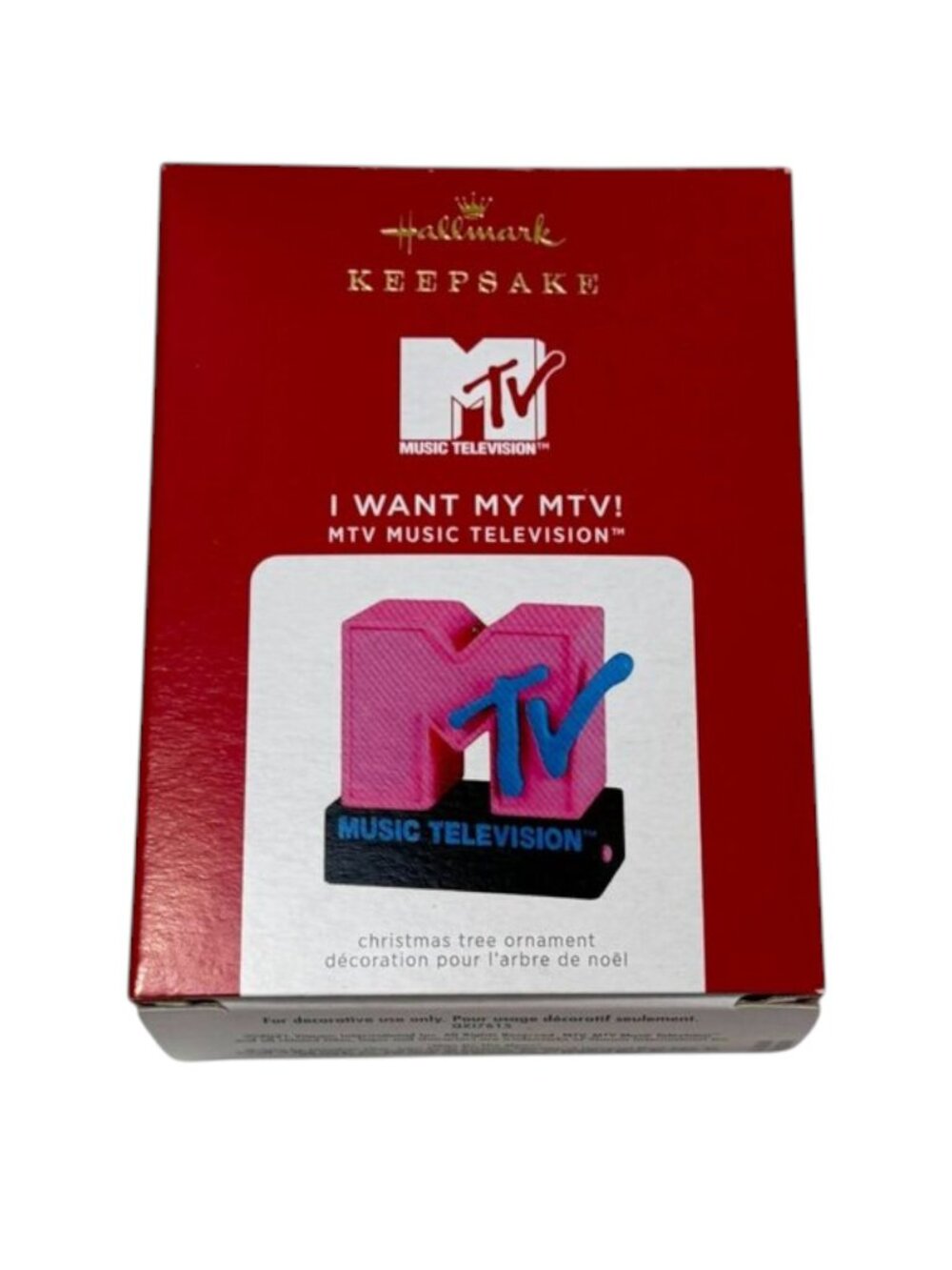 Hallmark I Want MY‎ MTV Christmas Ornament New 2021 Magic Light and Sound